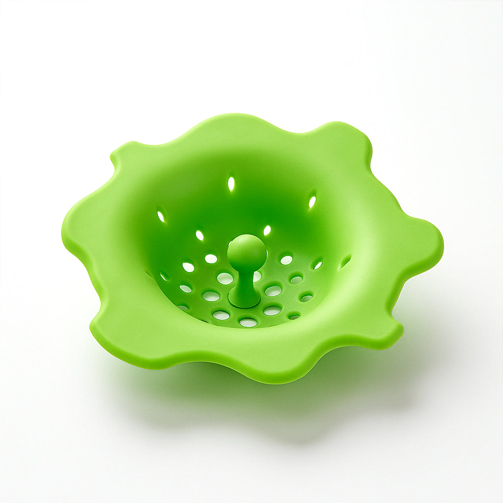 Flexible Silicone Sink Strainer  Drain Hair Catcher