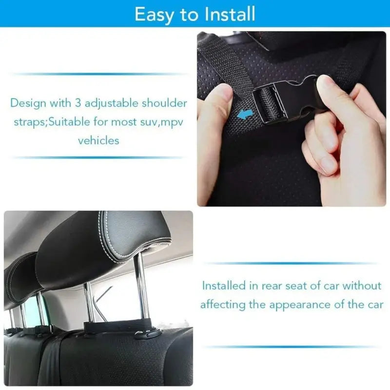 Car Backseat Organizer – Multi-Pocket Seat Storage Bag for Bottles, Toys, Accessories & Travel Essentials