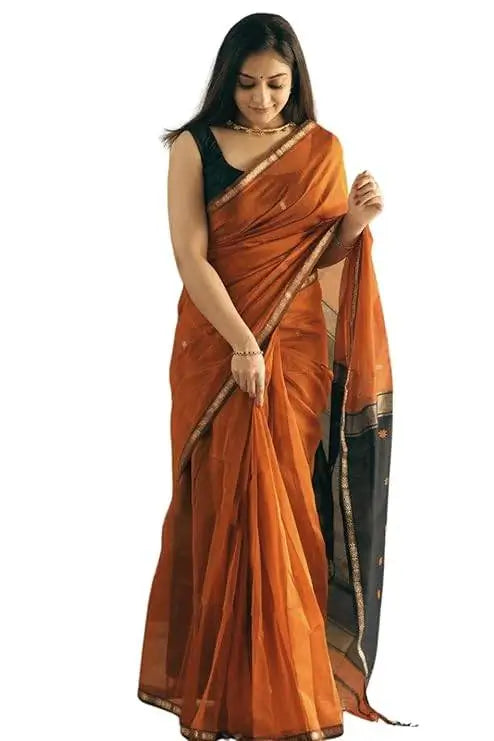 Cotton Saree  The Elegant Contrast Collection