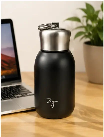 Premium Stainless Steel Vacuum Flask | Double Wall Hot & Cold Insulated Leakproof Bottle for Office , Pack of 1 (300ML)