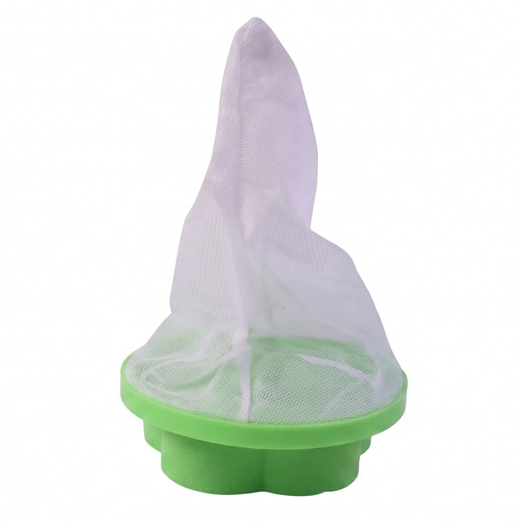 Washing Machine Floating Hair Lint Catcher  Reusable Mesh Flower Filter