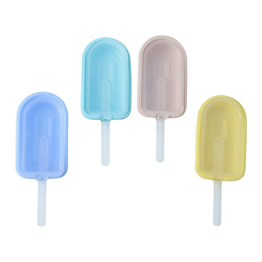 Premium Silicone Ice Cream Popsicle Mold Set 4 Pc