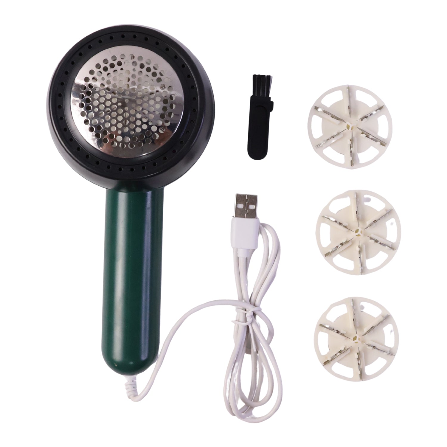 Electric Lint Remover With Cleaning Brush (1 Pc)