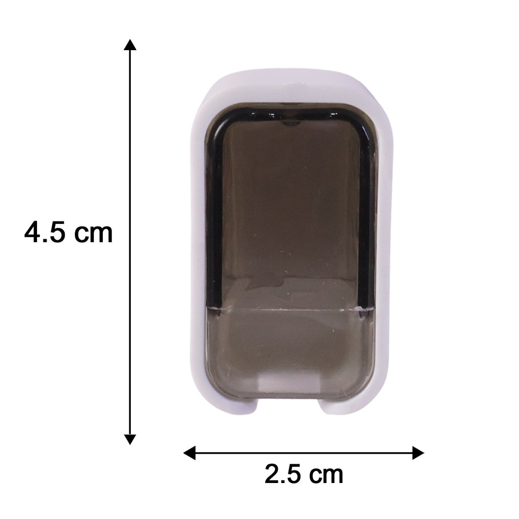 Self Adhesive Dustproof Toothbrush Holder  Space-saving Wall Mount