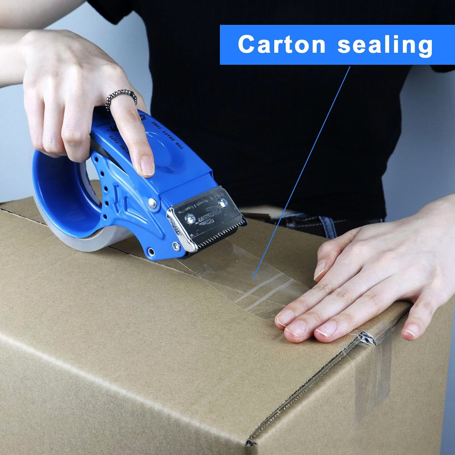 9193 Metal Packing Tape Dispenser Cutter For Home Office Use Tape Dispenser For Stationary Tape Cutter Packaging Tape 55mm